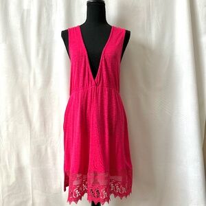 Swimwear Cover-Up Dress Pink Venus Size L